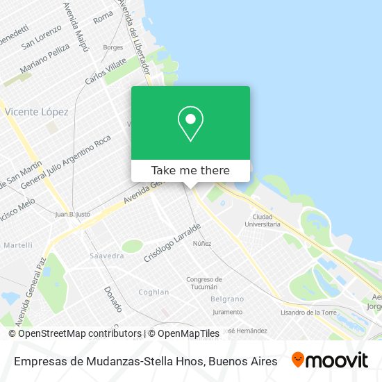 Empresas de Mudanzas-Stella Hnos map