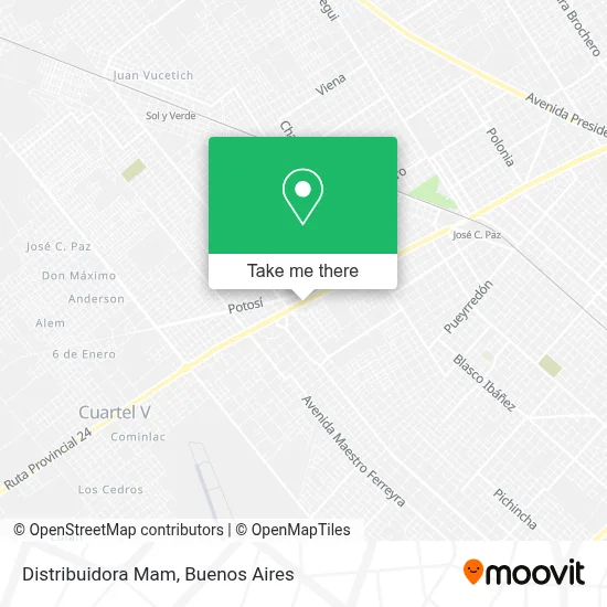 Distribuidora Mam map