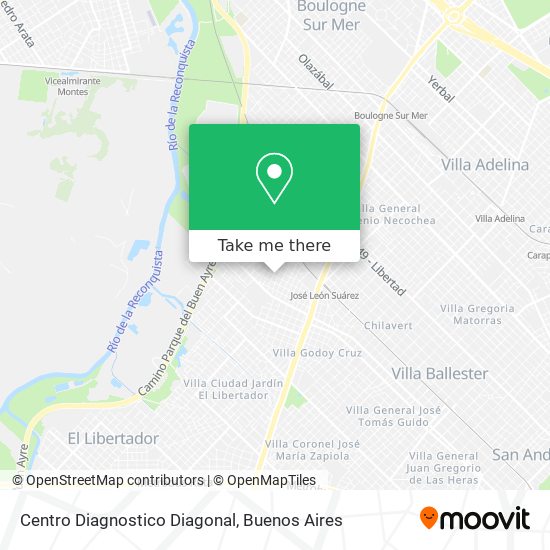 Centro Diagnostico Diagonal map