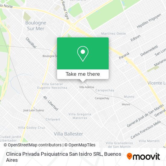 Clinica Privada Psiquiatrica San Isidro SRL map