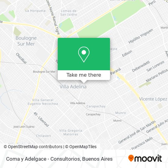 Coma y Adelgace - Consultorios map