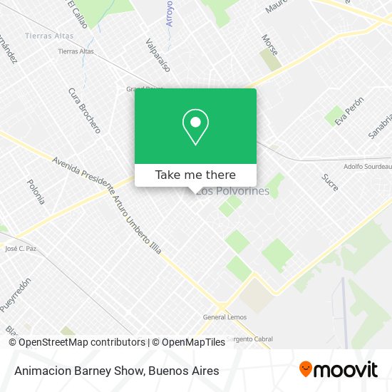 Animacion Barney Show map