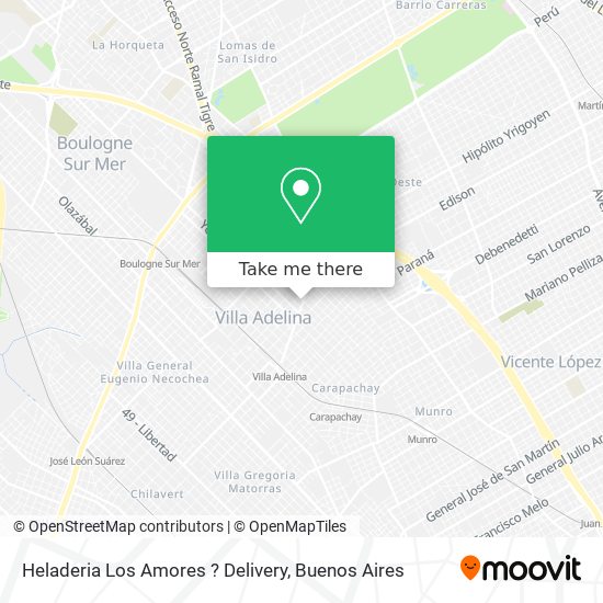 Heladeria Los Amores ? Delivery map