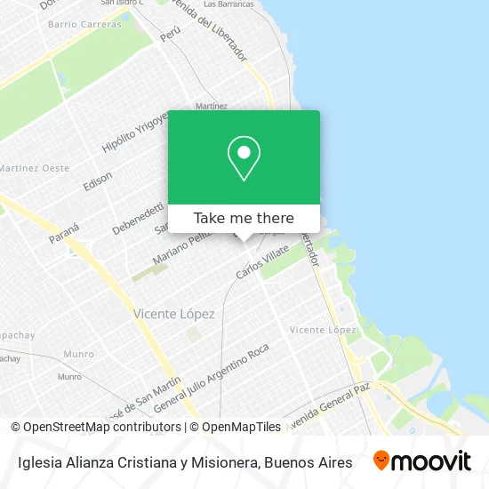 Mapa de Iglesia Alianza Cristiana y Misionera