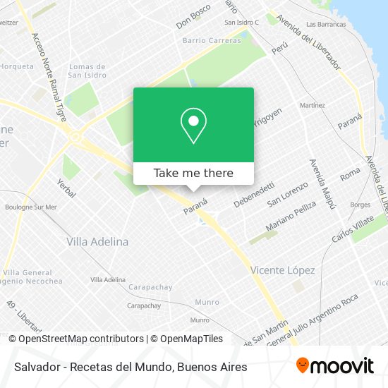 Salvador - Recetas del Mundo map