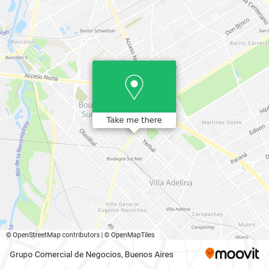 Mapa de Grupo Comercial de Negocios