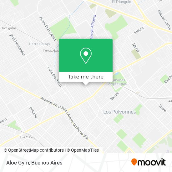 Aloe Gym map