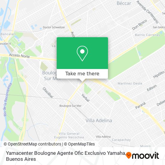 Yamacenter Boulogne Agente Ofic Exclusivo Yamaha map