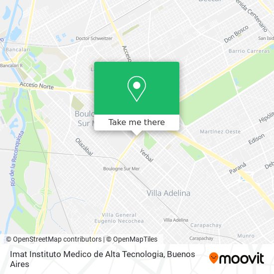 Mapa de Imat Instituto Medico de Alta Tecnologia