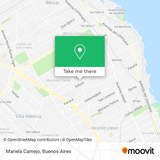 Mapa de Mariela Camejo