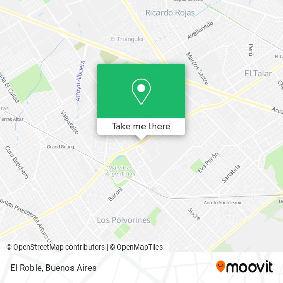 El Roble map