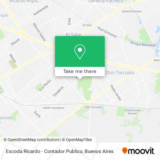 Escoda Ricardo - Contador Publico map