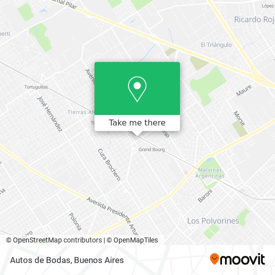 Mapa de Autos de Bodas