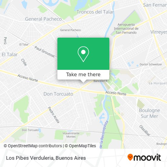 Mapa de Los Pibes Verduleria