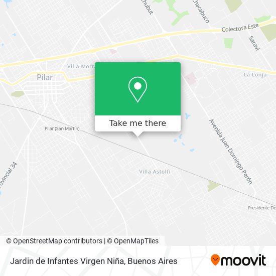Jardin de Infantes Virgen Niña map