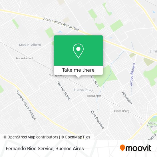 Mapa de Fernando Rios Service