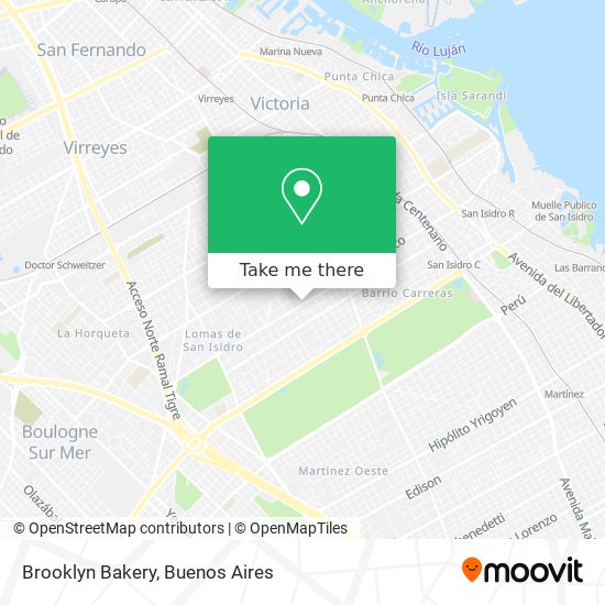 Brooklyn Bakery map