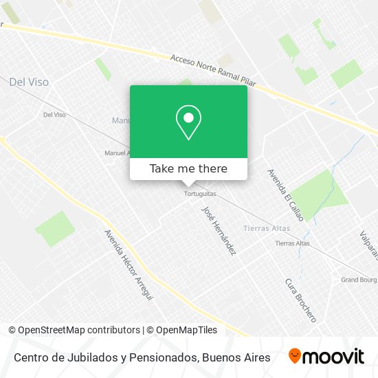 Centro de Jubilados y Pensionados map