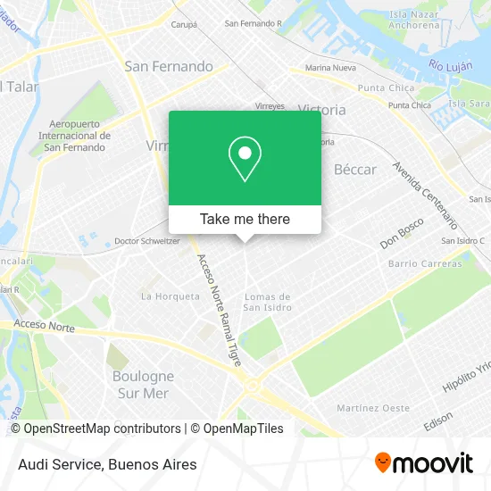 Audi Service map