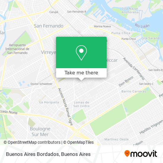Buenos Aires Bordados map