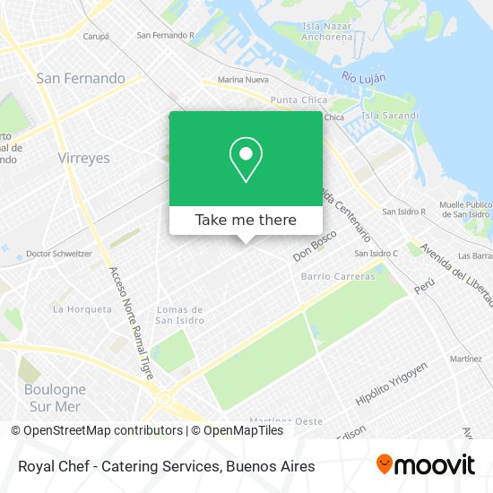 Royal Chef - Catering Services map