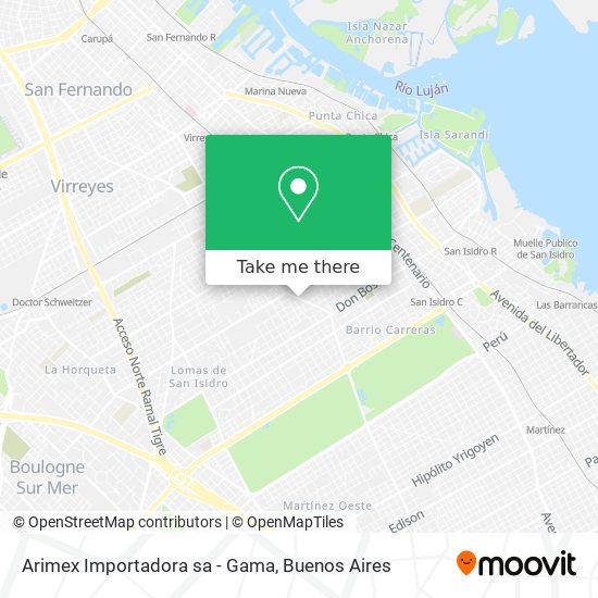 Arimex Importadora sa - Gama map
