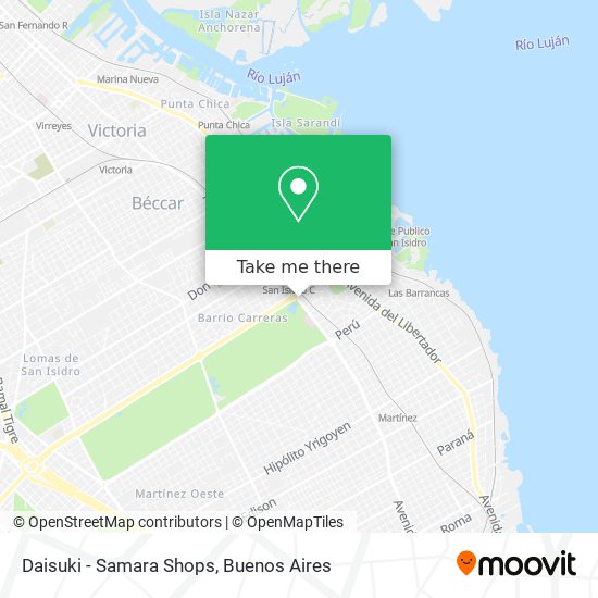 Daisuki - Samara Shops map