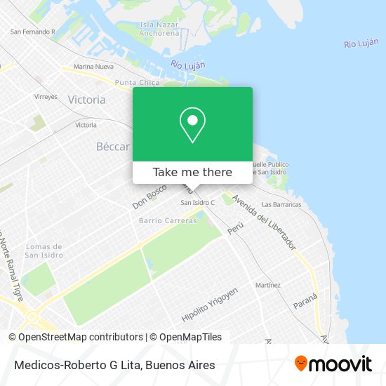 Medicos-Roberto G Lita map