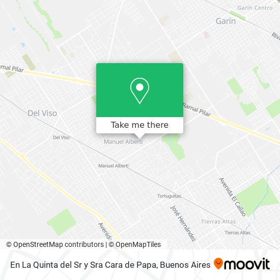 Mapa de En La Quinta del Sr y Sra Cara de Papa