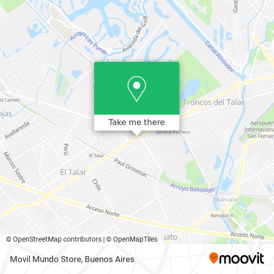 Movil Mundo Store map