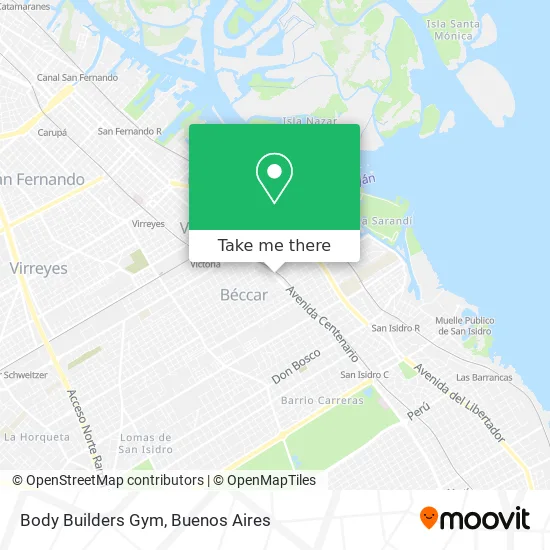 Body Builders Gym map