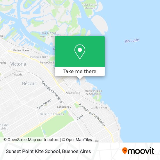 Sunset Point Kite School map