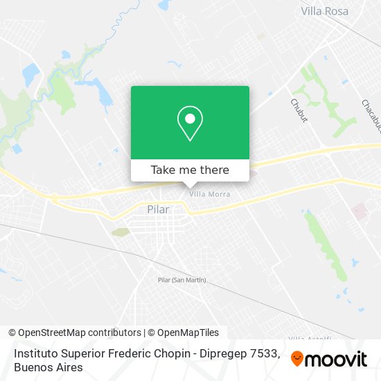 Instituto Superior Frederic Chopin - Dipregep 7533 map