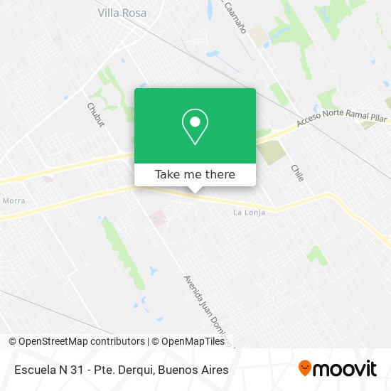 Escuela N 31 - Pte. Derqui map