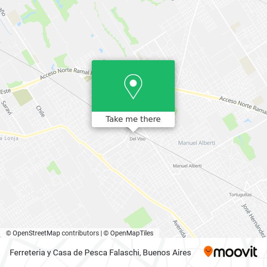Ferreteria y Casa de Pesca Falaschi map