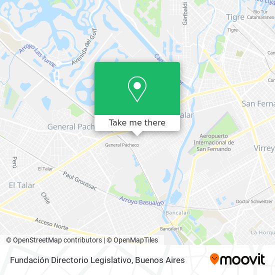 Fundación Directorio Legislativo map