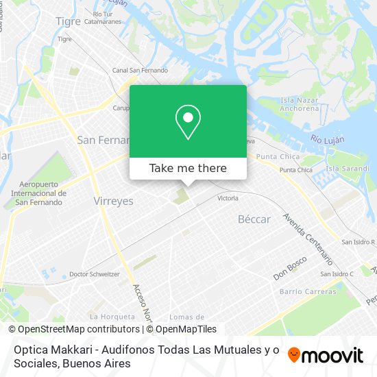 Optica Makkari - Audifonos Todas Las Mutuales y o Sociales map