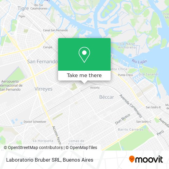 Laboratorio Bruber SRL map