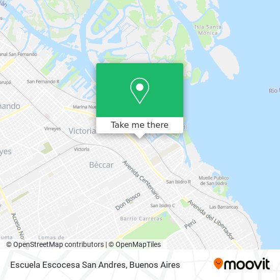 Escuela Escocesa San Andres map