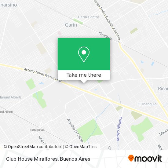 Club House Miraflores map