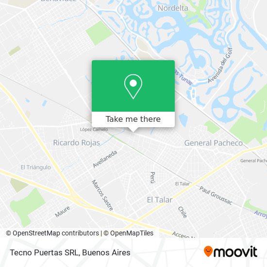 Tecno Puertas SRL map