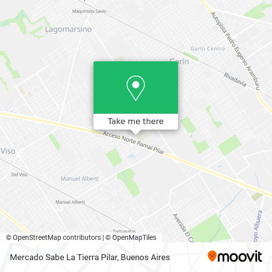 Mercado Sabe La Tierra Pilar map