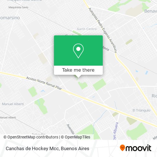 Canchas de Hockey Mcc map