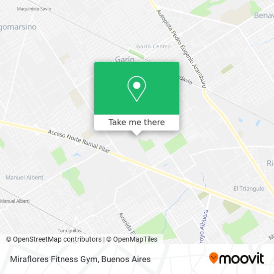 Miraflores Fitness Gym map