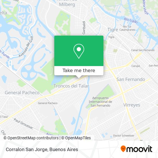 Corralon San Jorge map