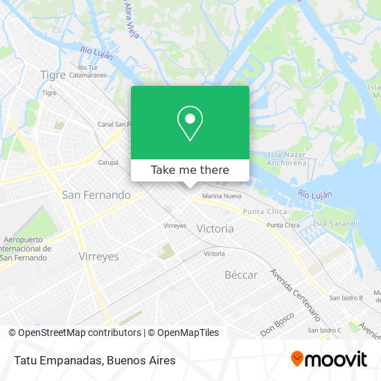 Mapa de Tatu Empanadas
