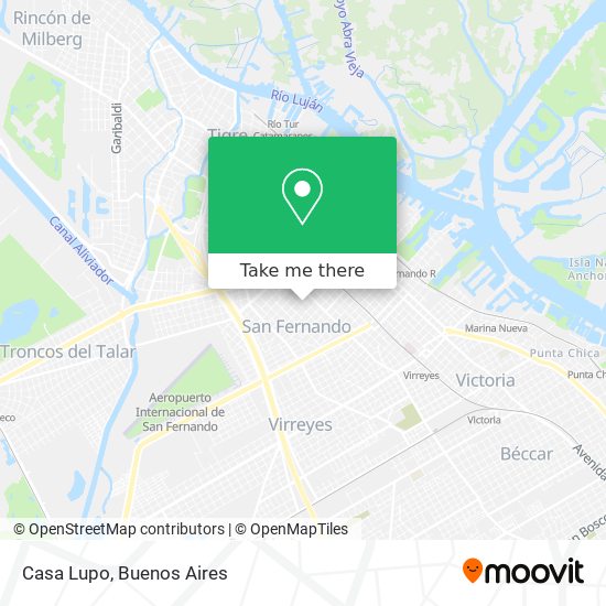 Mapa de Casa Lupo