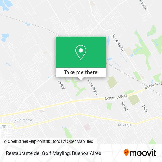 Restaurante del Golf Mayling map