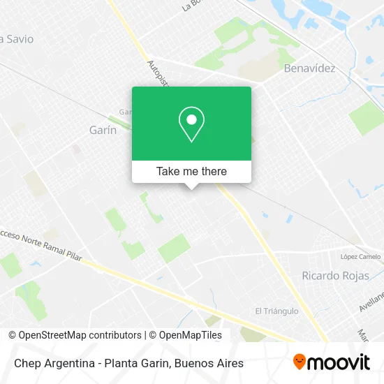 Chep Argentina - Planta Garin map