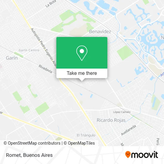 Mapa de Romet